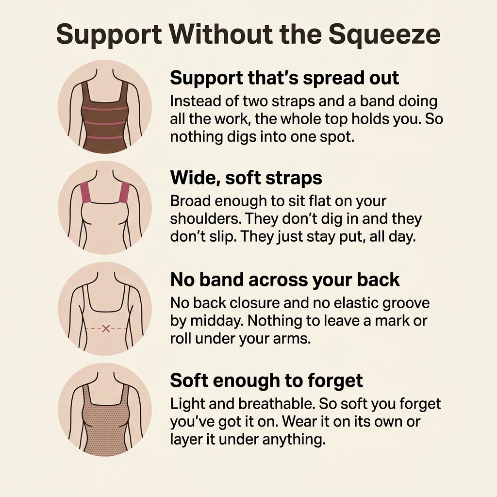 Maggie's Built-in Bra Comfort Tank